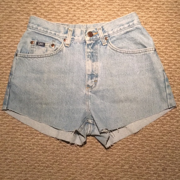 Lee Pants - Lee vintage high waisted jean shorts